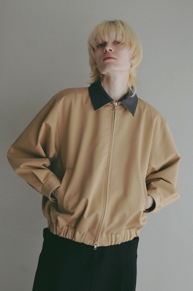 MANOF COTTON ZIP BLOUSON