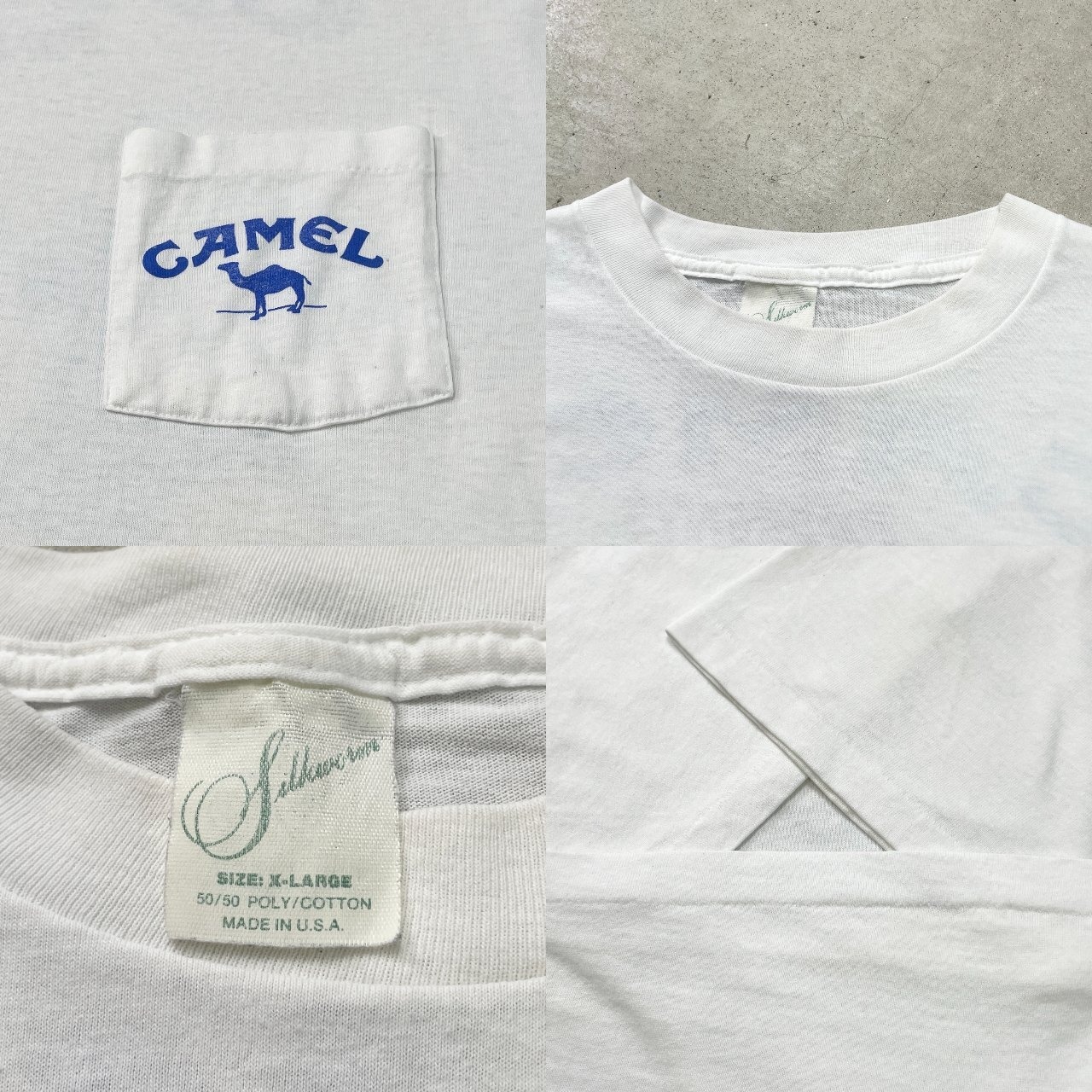 90年代 USA製 CAMEL キャメル タバコ アドバタイジングプリントTシャツ 