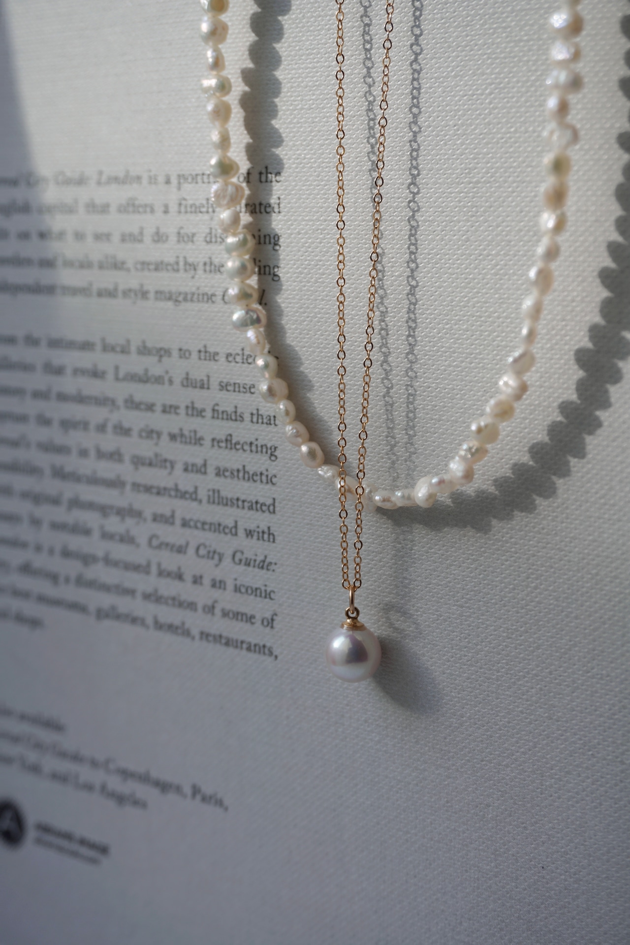 選べる一粒パールネックレス