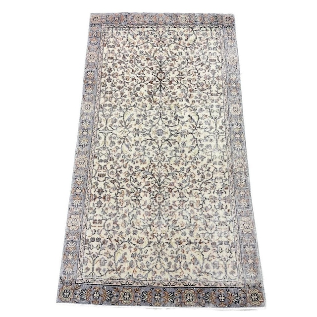 トルコ絨毯 ヴィンテージラグ 108×198cm (TRE8958)