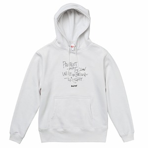 【SHOEHURRY!】 “TO PROTECT.(守)” SWEAT HOODIE (WHITE/GRAY/BLACK) | 裏起毛パーカー(ホワイト/グレー/ブラック)