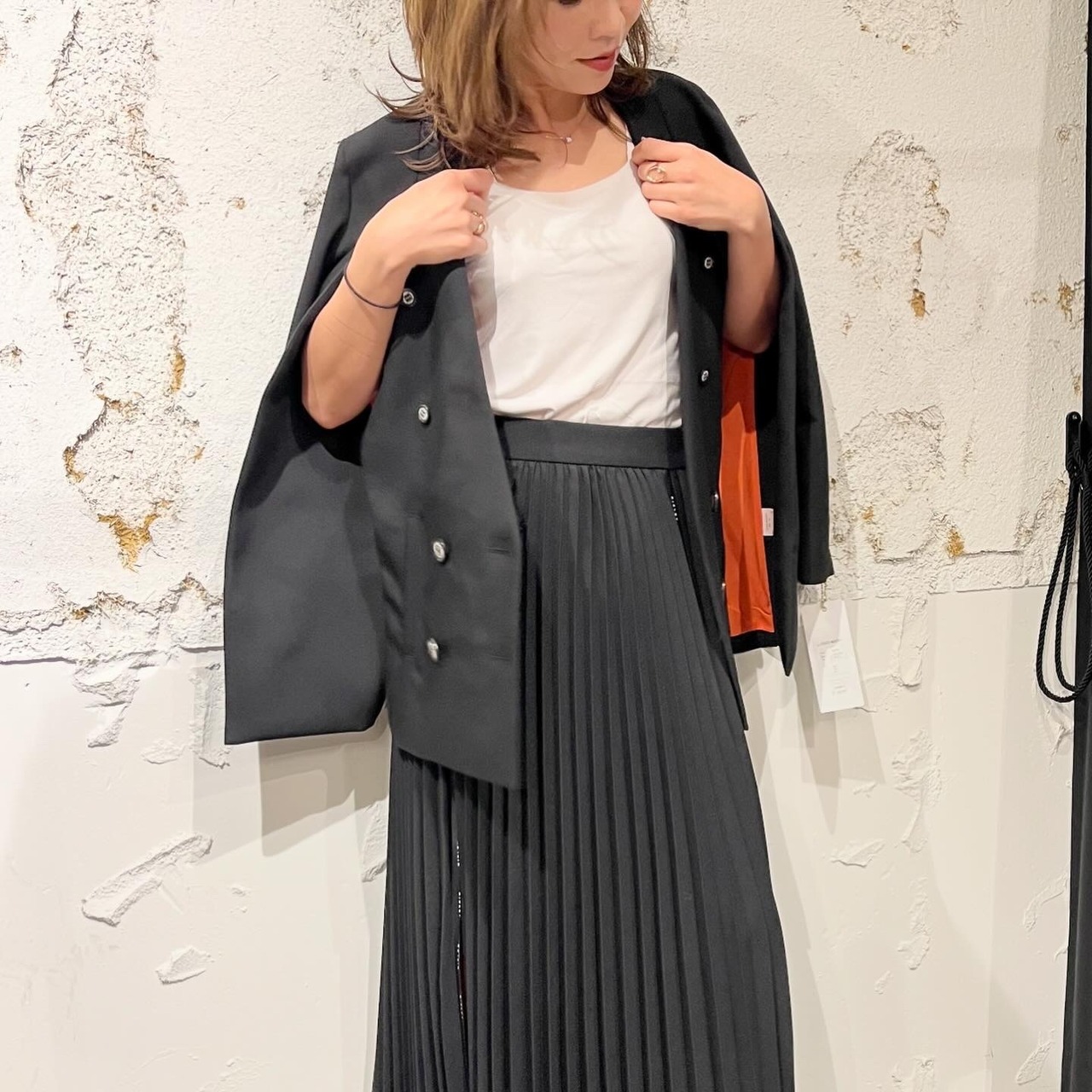 リズレイ　RISLEY risley　肩がけテーラージャケット　