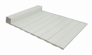 【在庫のみ】ミエ産業 折りたたみ式 コンパクト 風呂ふた 製品サイズ(約)70×101.2cm ホワイト (本体)防汚加工 (軟質) Ag抗菌加工 防カビ加工