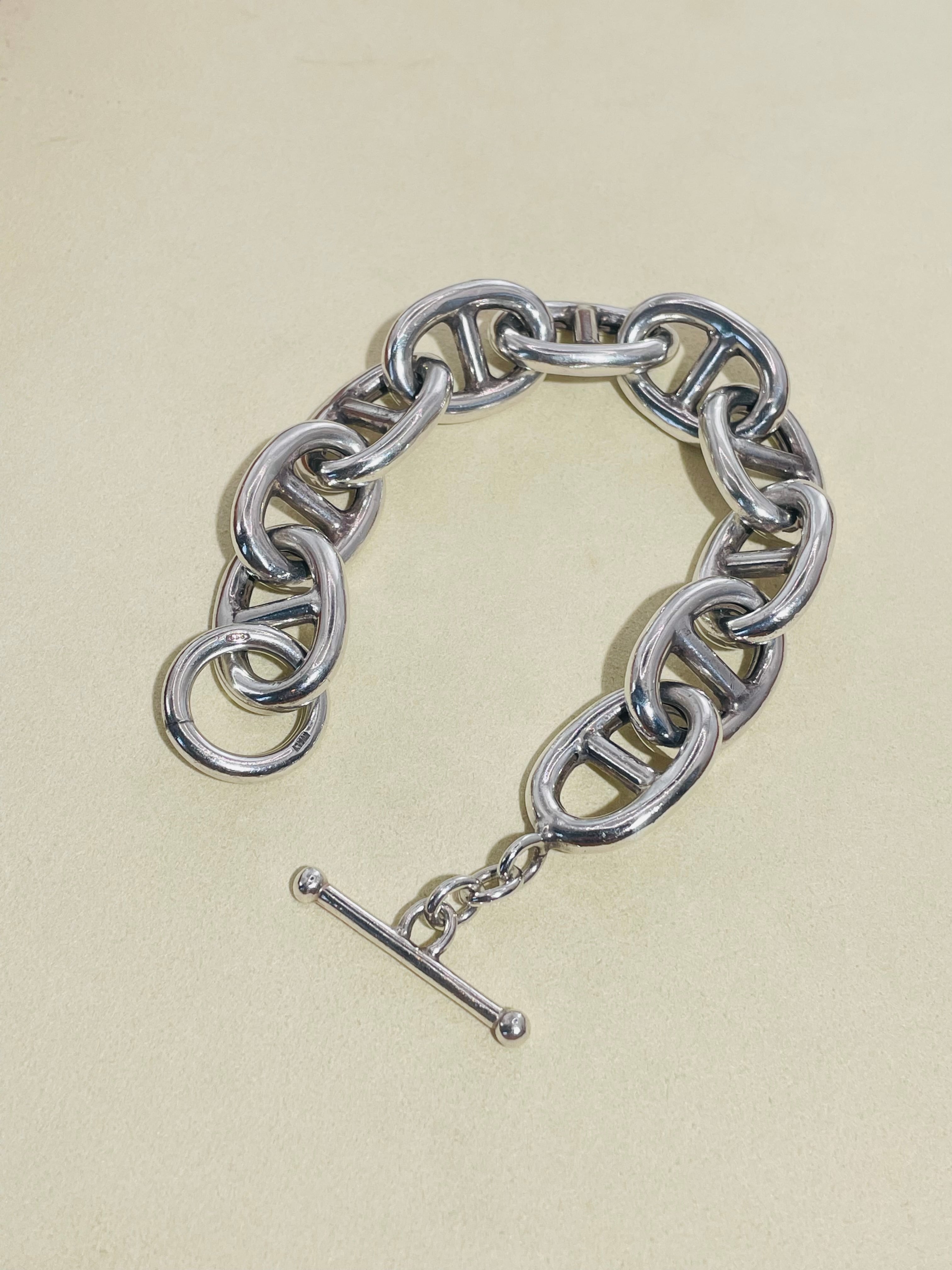 Puffy Anchor Link Bracelet -Italy-