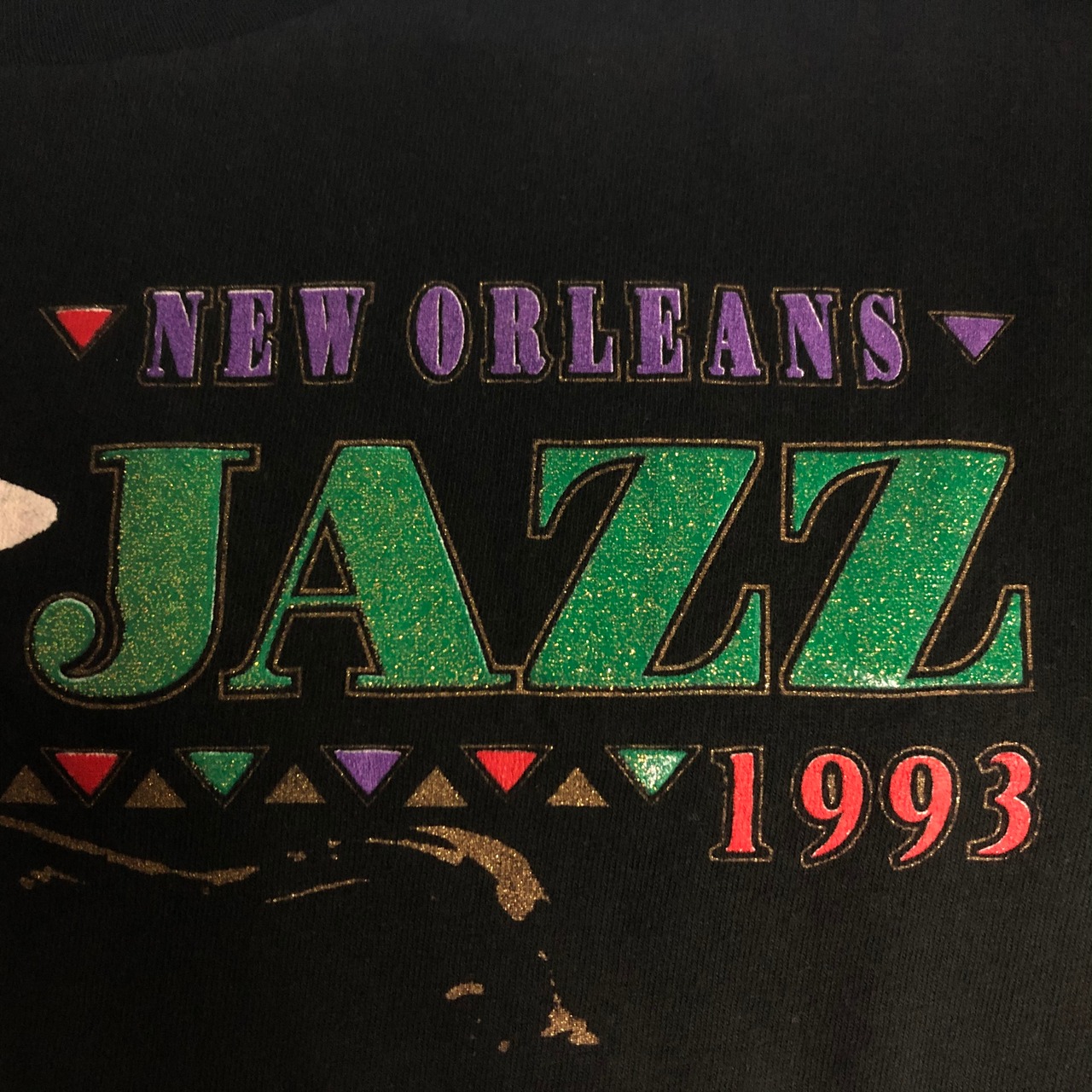 90年代 NEW ORLEANS JAZZ バンドTシャツ メンズXXL 古着 アート系 90S 