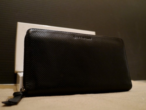 美品★GIVENCHY ジバンシィ メンズ レザー 長財布 黒★