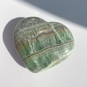 キウイカルサイト ハート03◇Kiwi Calcite◇パワーストーン・天然石