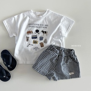 【BONITO】COW Tシャツ 80~130cm ホワイト 240514