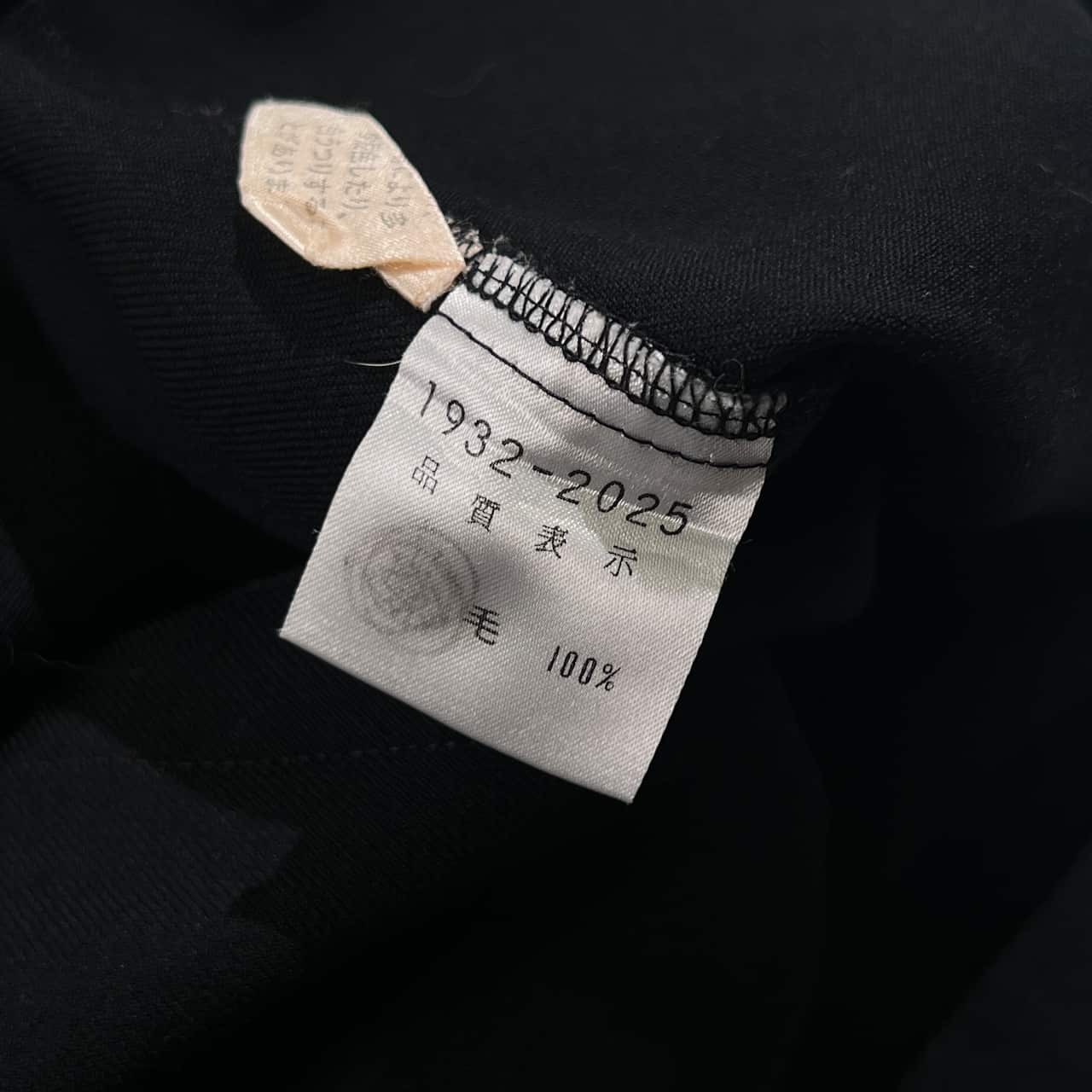 BLACK PIA ブラックピア バンドカラー 長袖シャツ L/ブラック メンズ