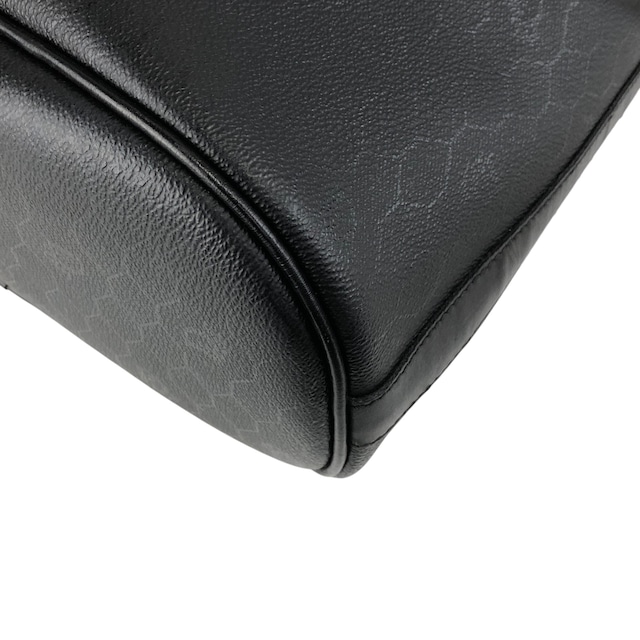 Christian Dior クリスチャン ディオール ショルダーバッグ ブラック ロゴ PVCレザー 巾着 vintage ヴィンテージ オールド amjphh