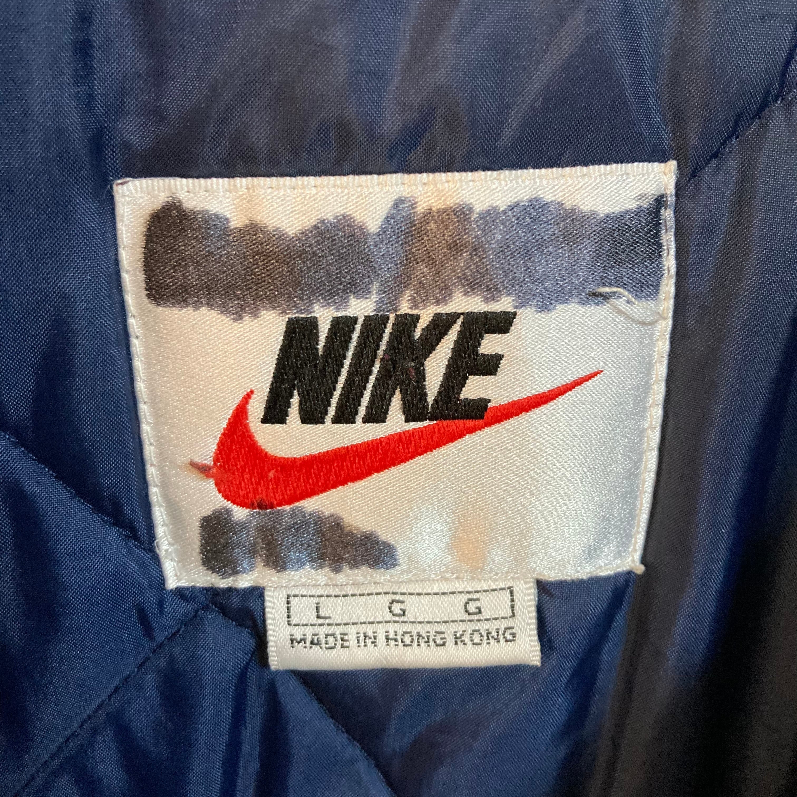 NIKE】90s Heavy Halfzip Nylon Jacket L USA規格 ナイキ 銀タグ