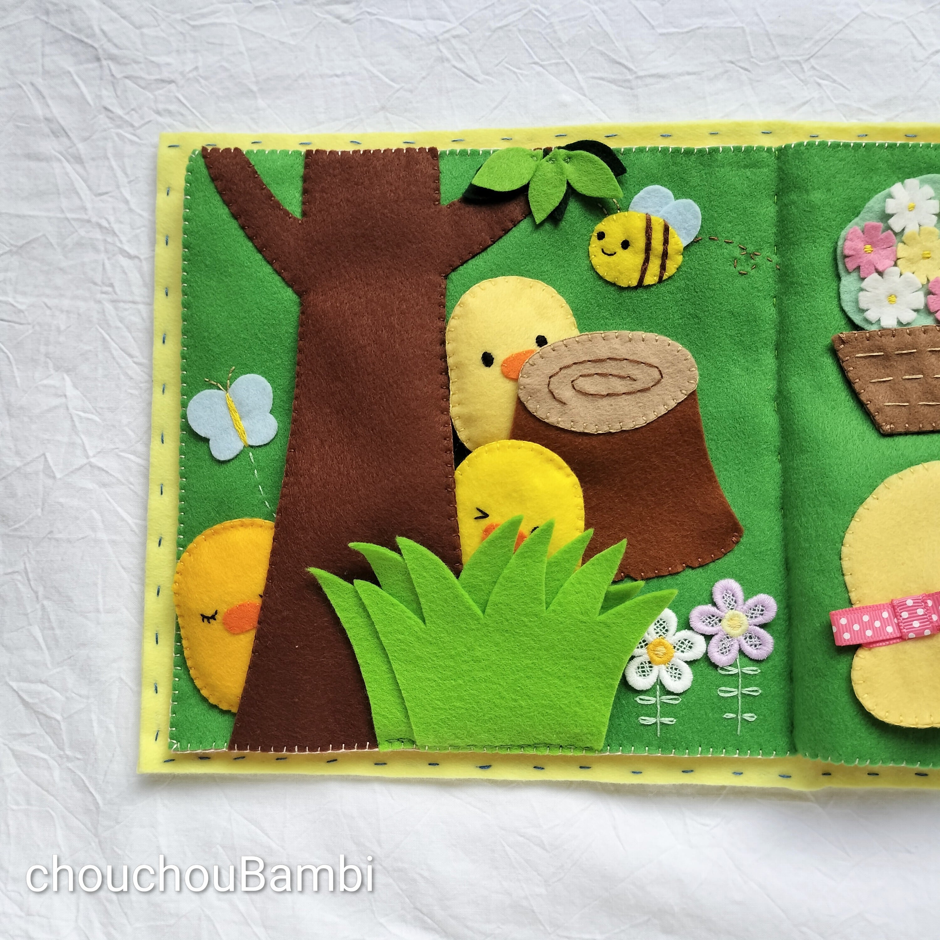 ✂フェルト絵本制作キット『かくれんぼ』✂ | フェルト絵本のお店