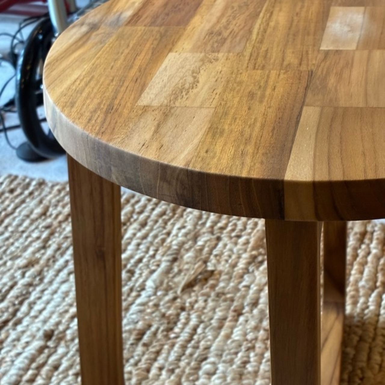 Indonesia UNO stool　インドネシア　ウノスツール　チークウッド　サイドテーブル　シンプル　木製　北欧インテリア