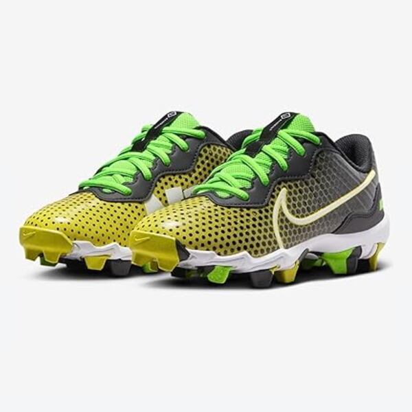 Nike Vapor スパイクシューズ ホワイト/グレー/イエローグラデ(野球