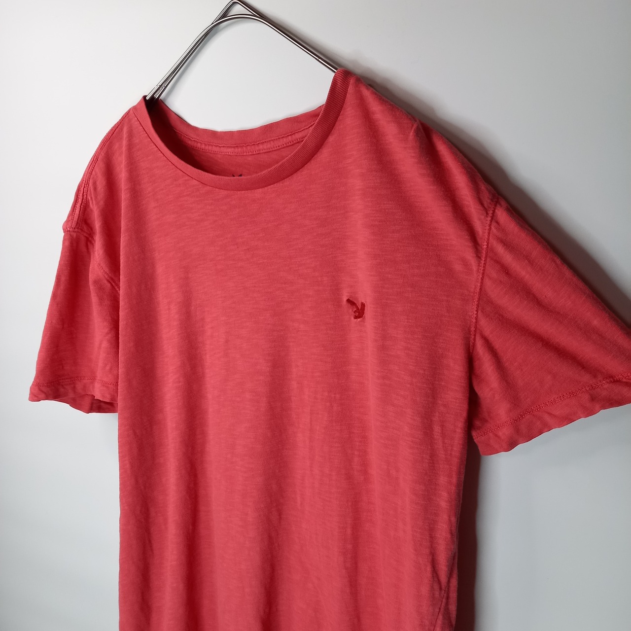 アメリカンイーグル　クルーネック　プリントT　レジェンドTシャツ　刺繍ロゴ　S