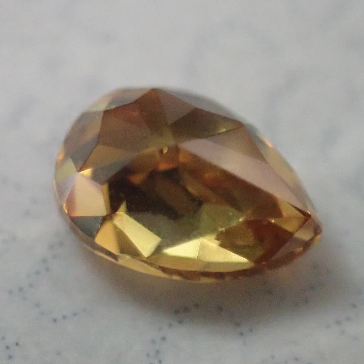 0.169ct カラーダイヤモンド FDBOY ダイヤモンドルース ペアシェイプ