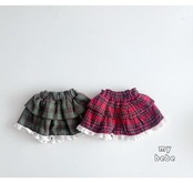 韓国子供服 / 26winter / my bebe / チェックカンカンスカート / キッズ / 冬服 *XS~XL*