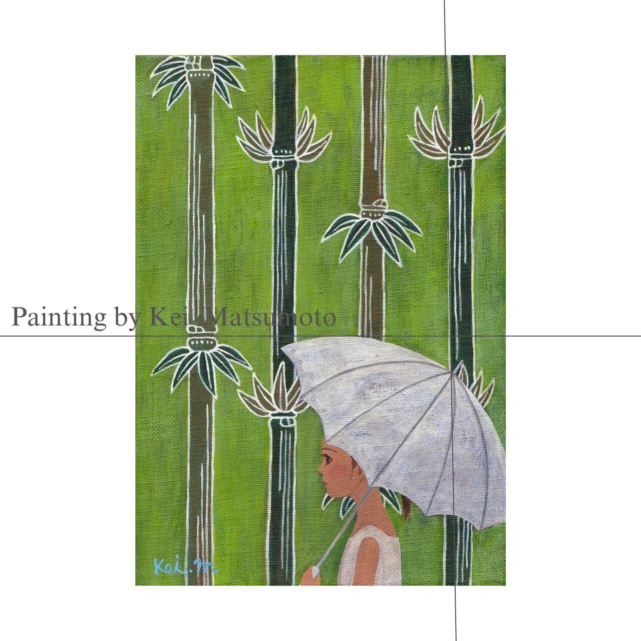 アクリル画【睡蓮】原画 | 幸せを紡ぐ絵