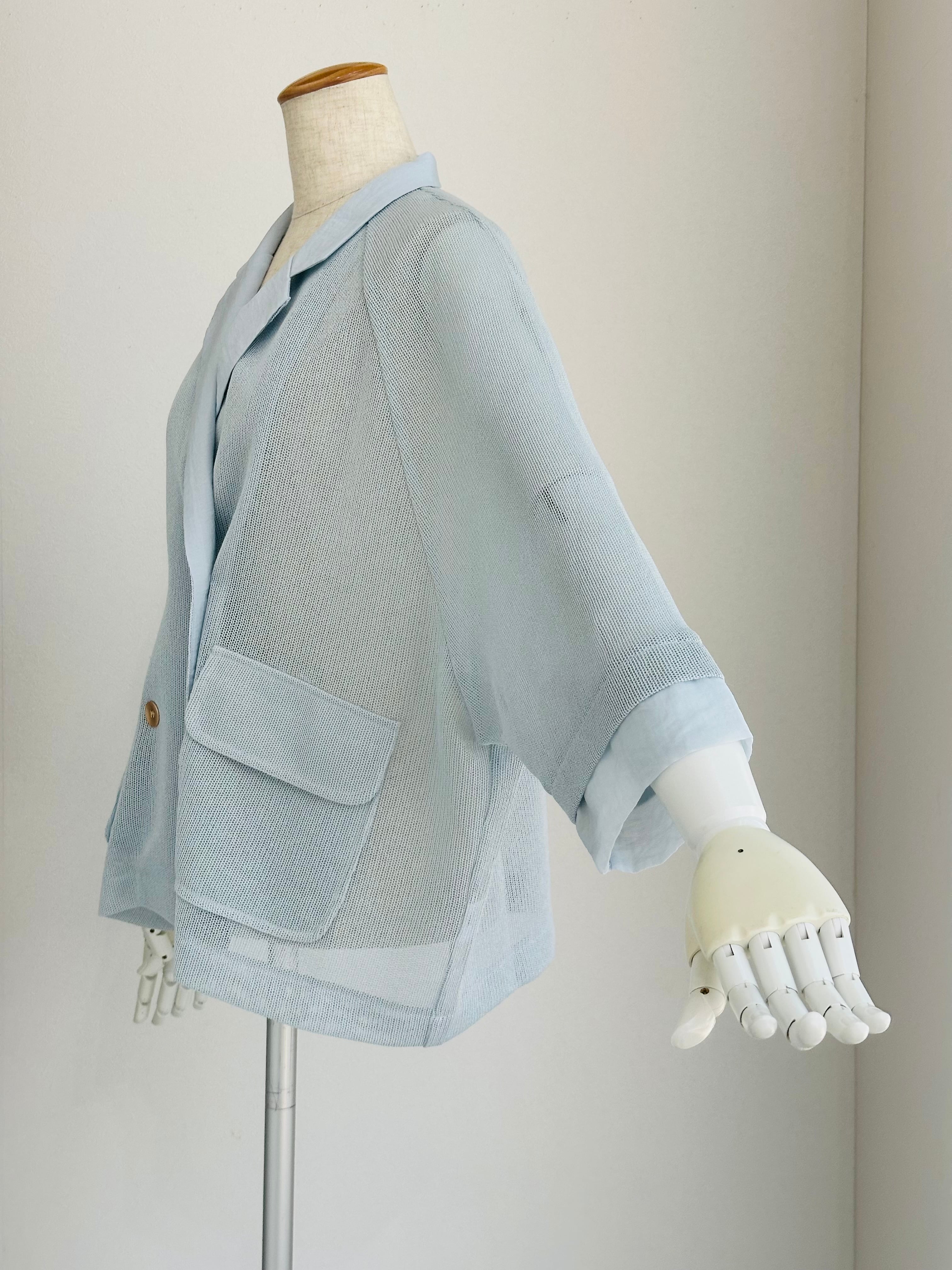 ニットライクメッシュW ジャケット 601453 cyantokyo 003-2604 | BlueOnion