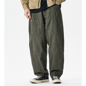 Wide Leg Patchwork Work Pant [2191]