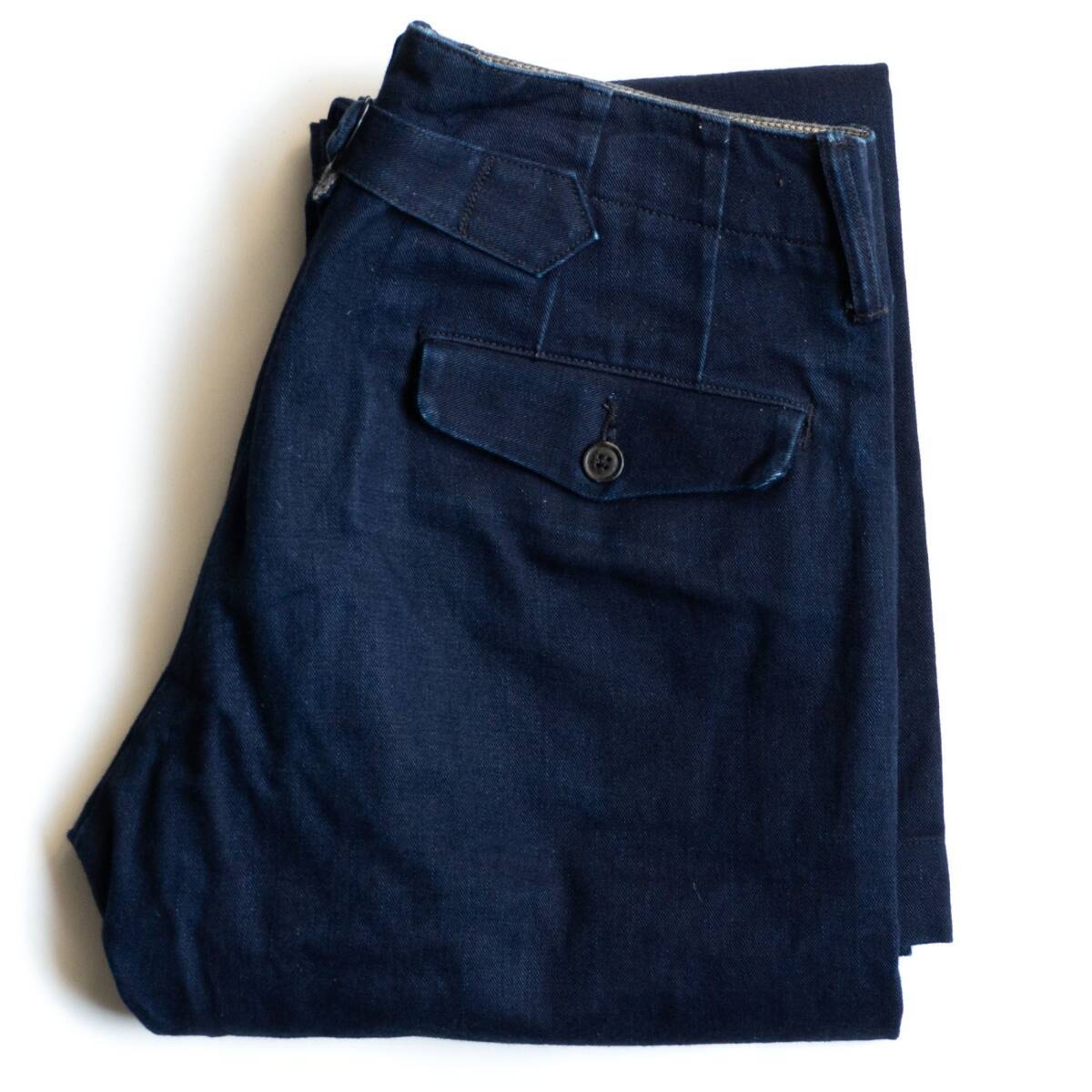 【雰囲気抜群】RRL【INDIGO TROUSER】29 バックルバック インディゴ トラウザー パンツ 26030256 雰囲気抜群】RRL【INDIGO TROUSER】29 バックルバック インディゴ