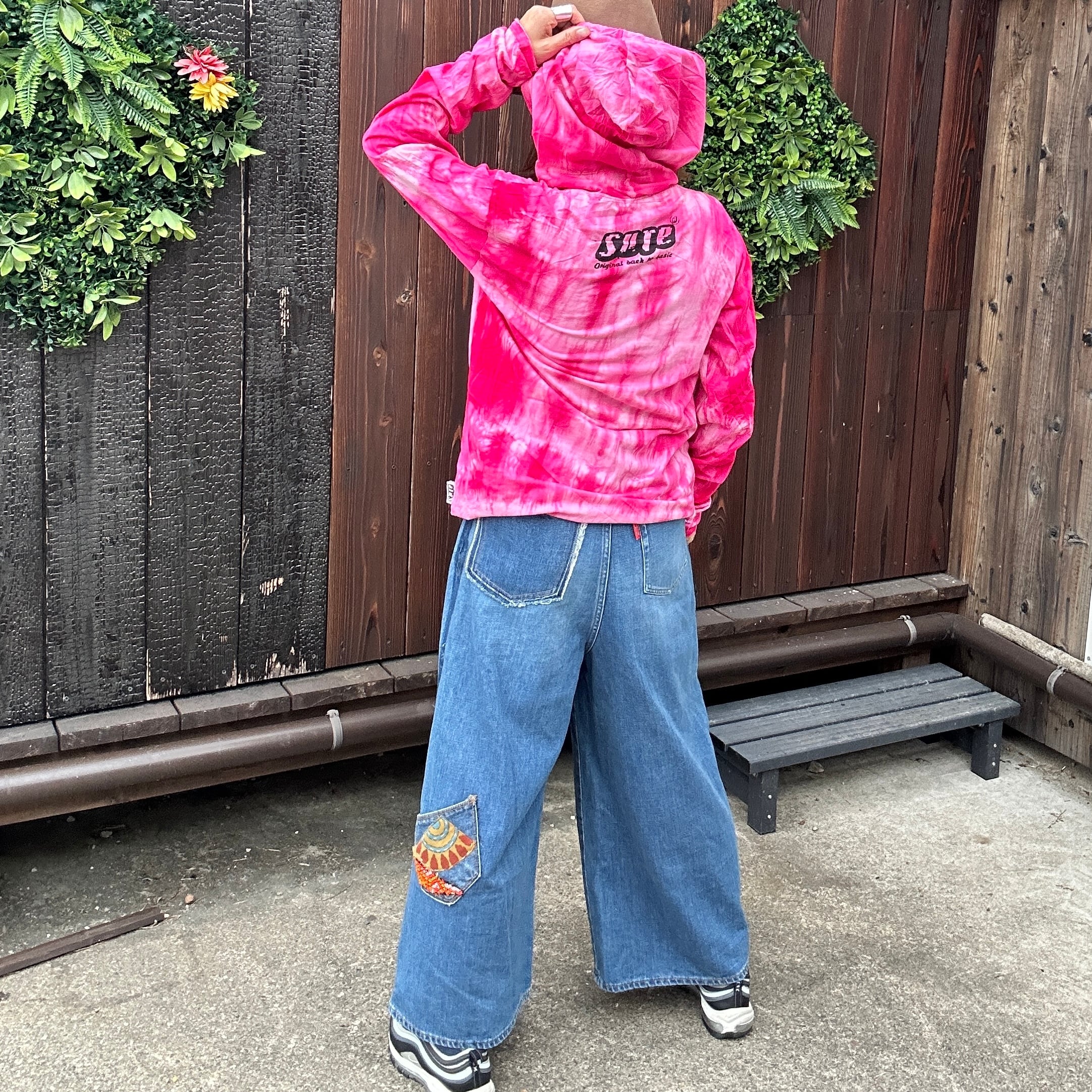 宇宙柄タイダイパーカー | アジアン雑貨ルチュ