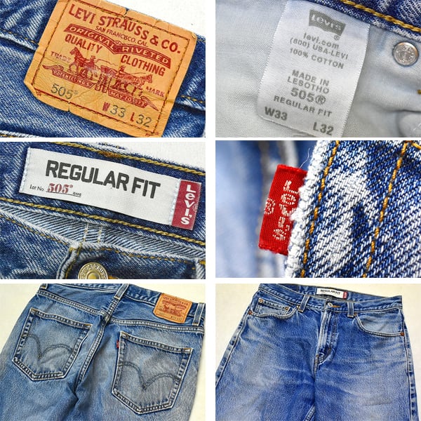 【美品】Levi’s/リーバイス/505/W29L33/ジーンズ