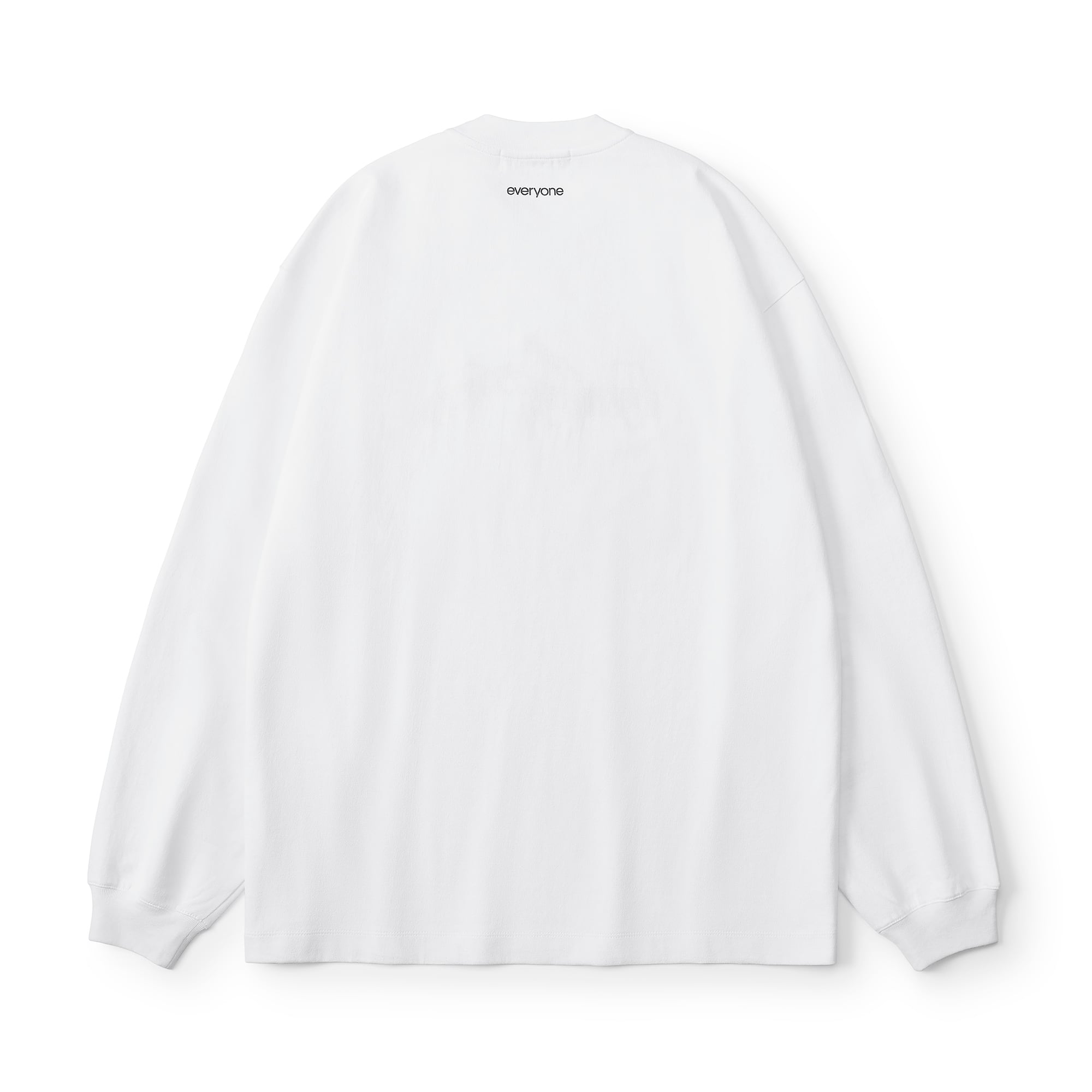 everyone wrecker long sleeve tee shirt (WHITE) | everyone