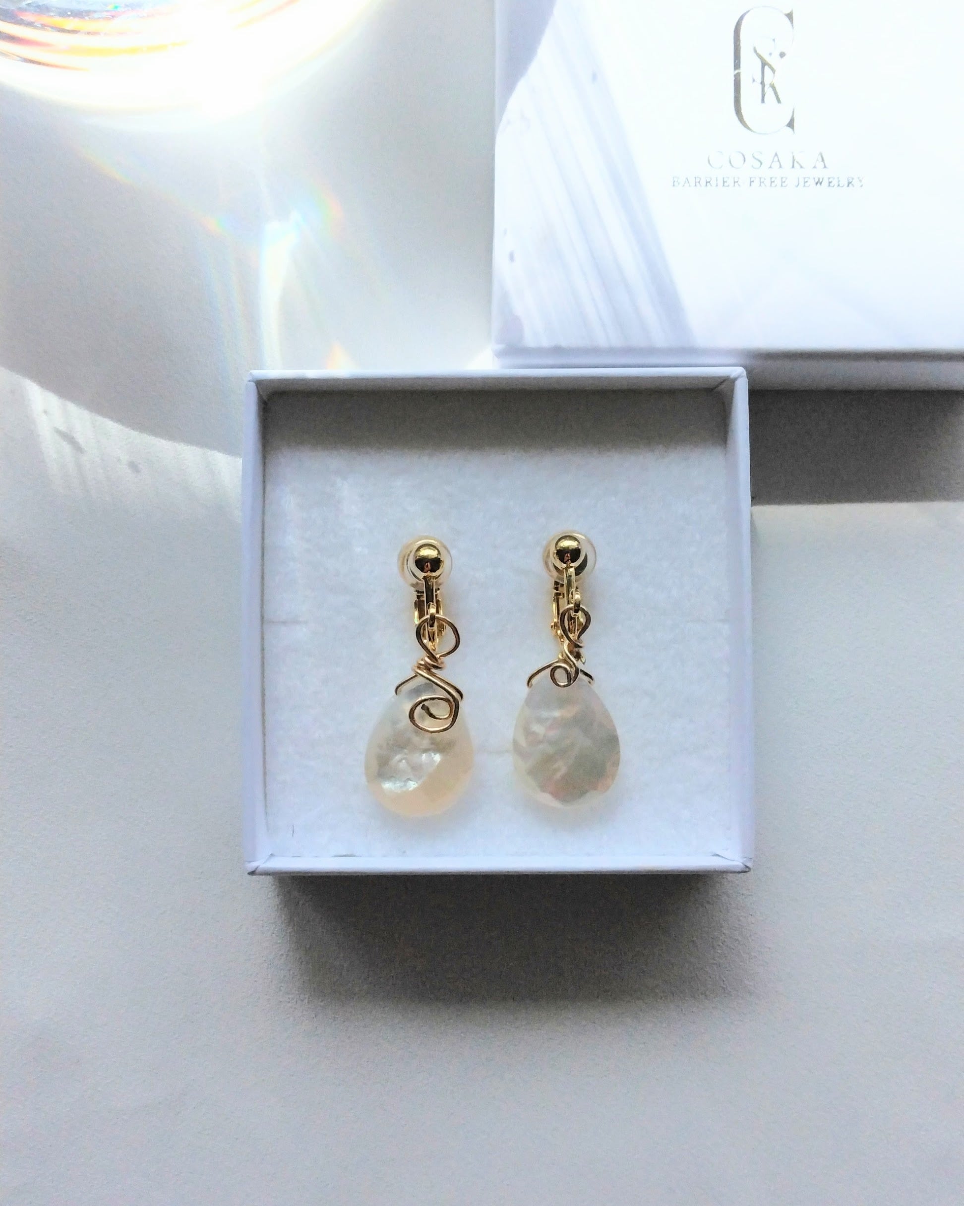 14kgfピアス・イヤリング マザーオブパール | Cosaka.jewelry 14kgfピアス・イヤリング マザーオブパール | Cosaka.jewelry