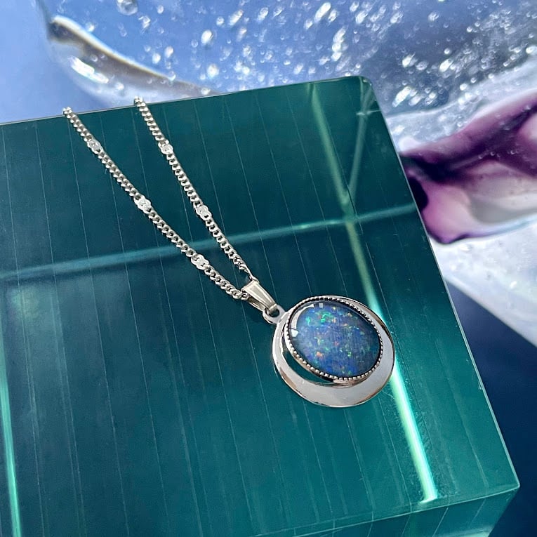 オパール ネックレス 《N-0613》 | ModernLoop ユーズドアクセサリー専門店