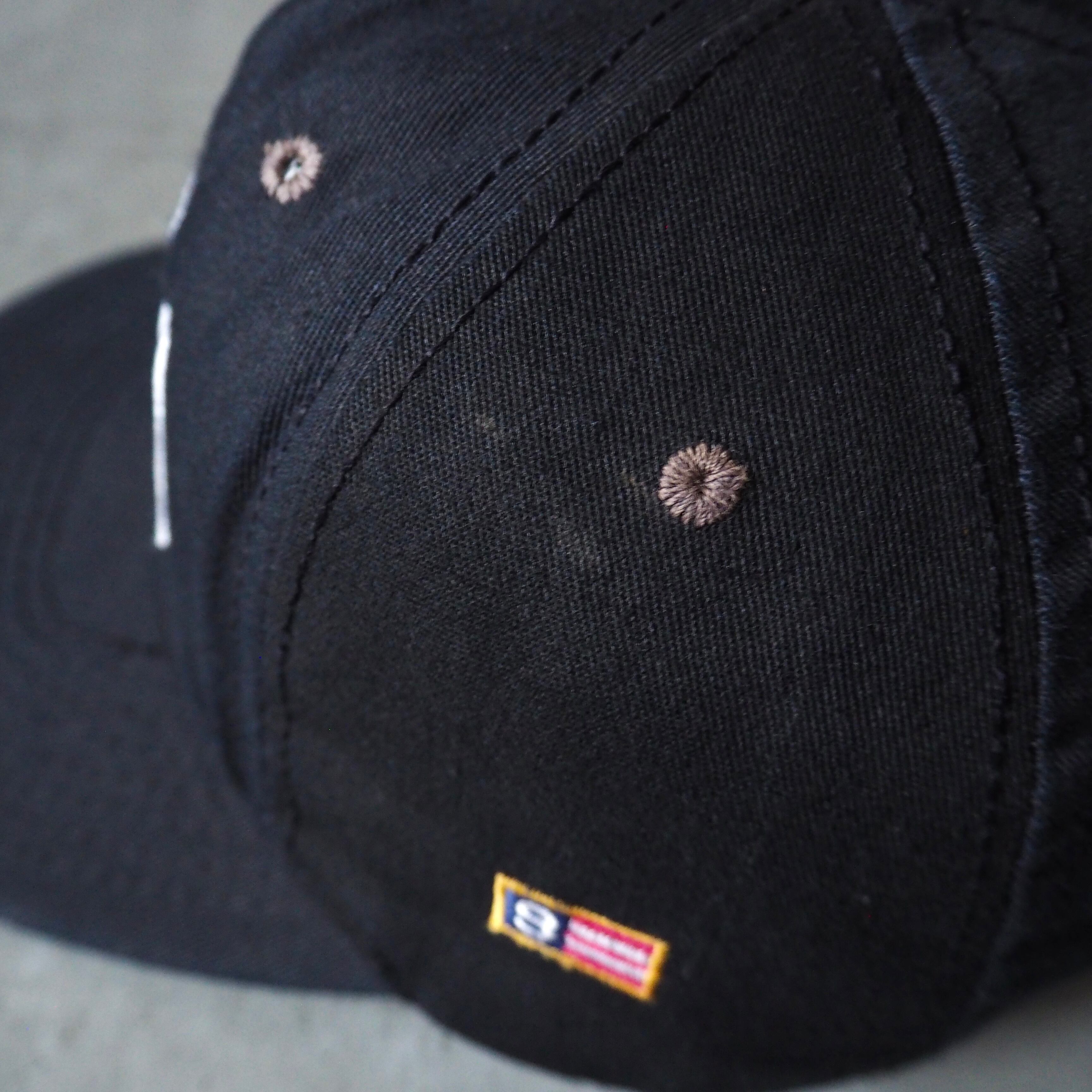 90s OLD STUSSY USA製 刺繍ロゴ キャップ 90s 