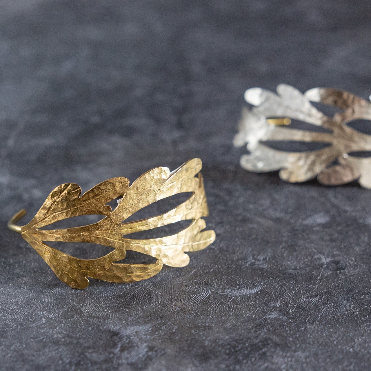 アトリエひと匙　フーチバー　バングル　シルバー