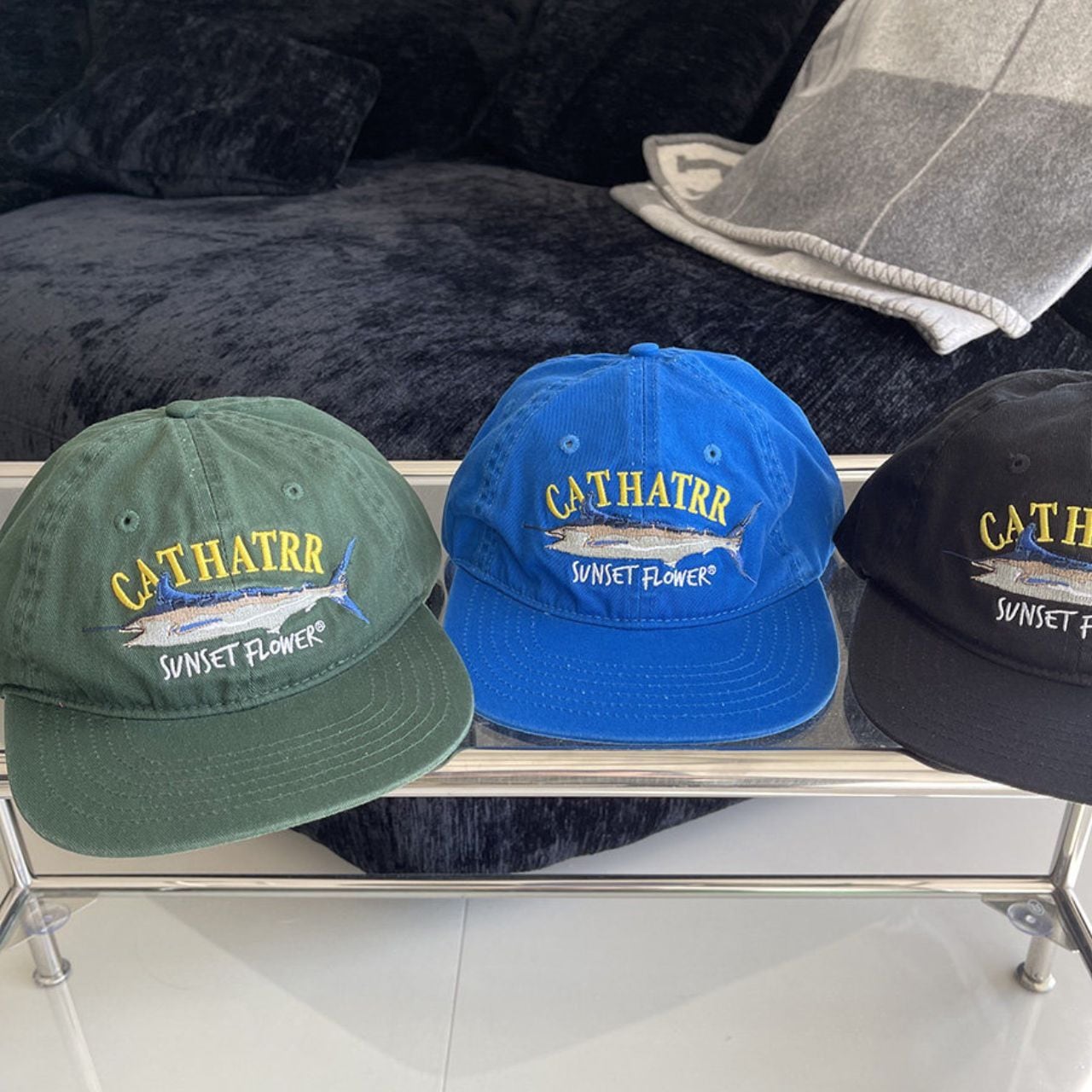 フィッシュグラフィックカレッジレトロキャップ 3col   A00277