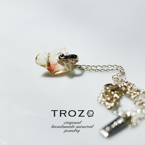 【015 Necklace Fest 2026】 オレゴンサンストーン 鉱物原石 シルバー925 ネックレス 天然石 アクセサリー (No.3791)