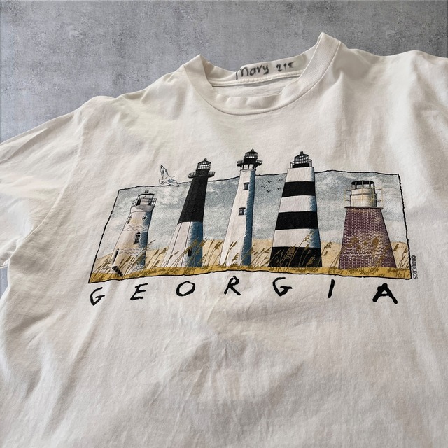 90s Georgia Lighthouse Tee