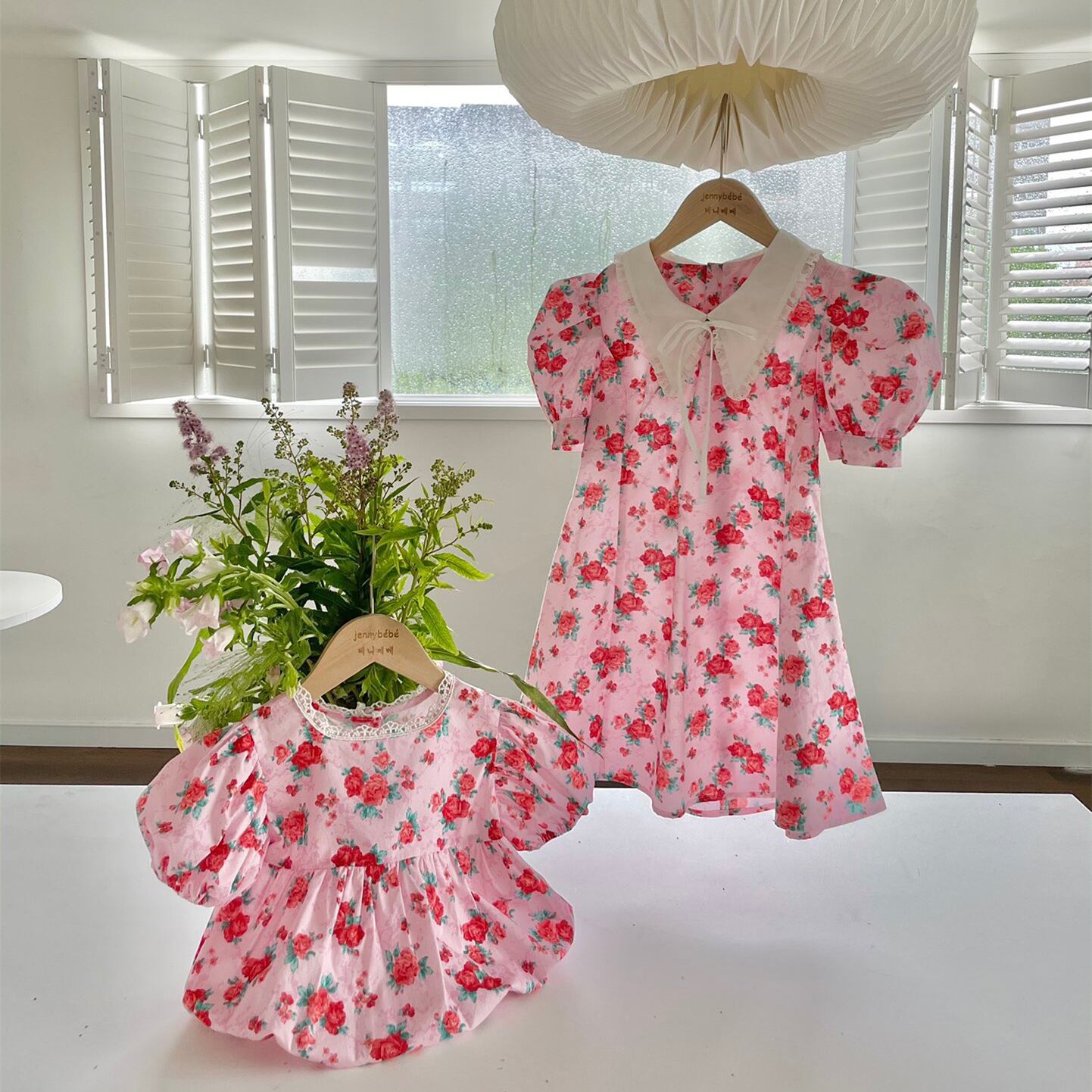 サマードレス 薄手フローラルロンパース オールインワン スタイル 夏物 花柄 超面白いベビーショップ51412265217