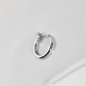 CROSS THIN HOOP / クロスシンフープピアス