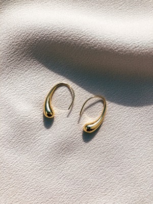 29.Teardrop Pierce Gold