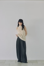 DU260515 Cut Off Tuck pants 【set up可】【T sizeあり】