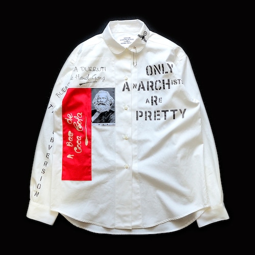 anarchy shirt 105 white riot（custom made）【ご依頼品】
