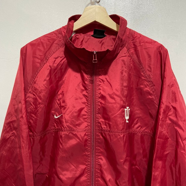 『送料無料』NIKE ナイキ　ナイロンジャケット　インディアナ大学　スウォッシュロゴ　90s