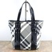 .BURBERRY CHECK PATTERNED NYLON TOTE BAG MADE IN ITALY/バーバリーチェック柄ナイロントートバッグ 2000000046006