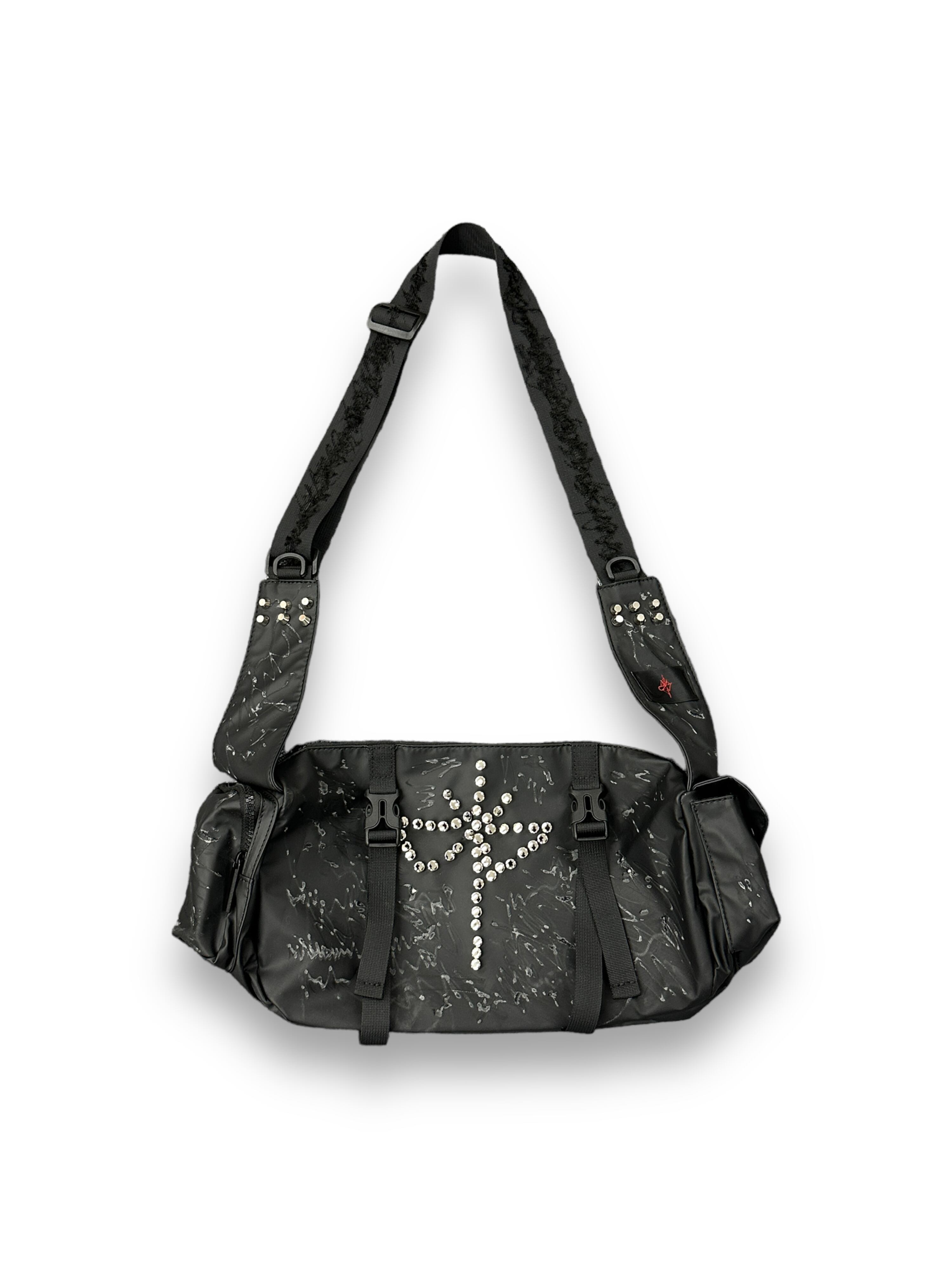 【DESTRUCION9】destrucion studs leather bag