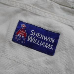 Dickies Sherwin-Williams white painter pants [W33.5L28相当] 古着