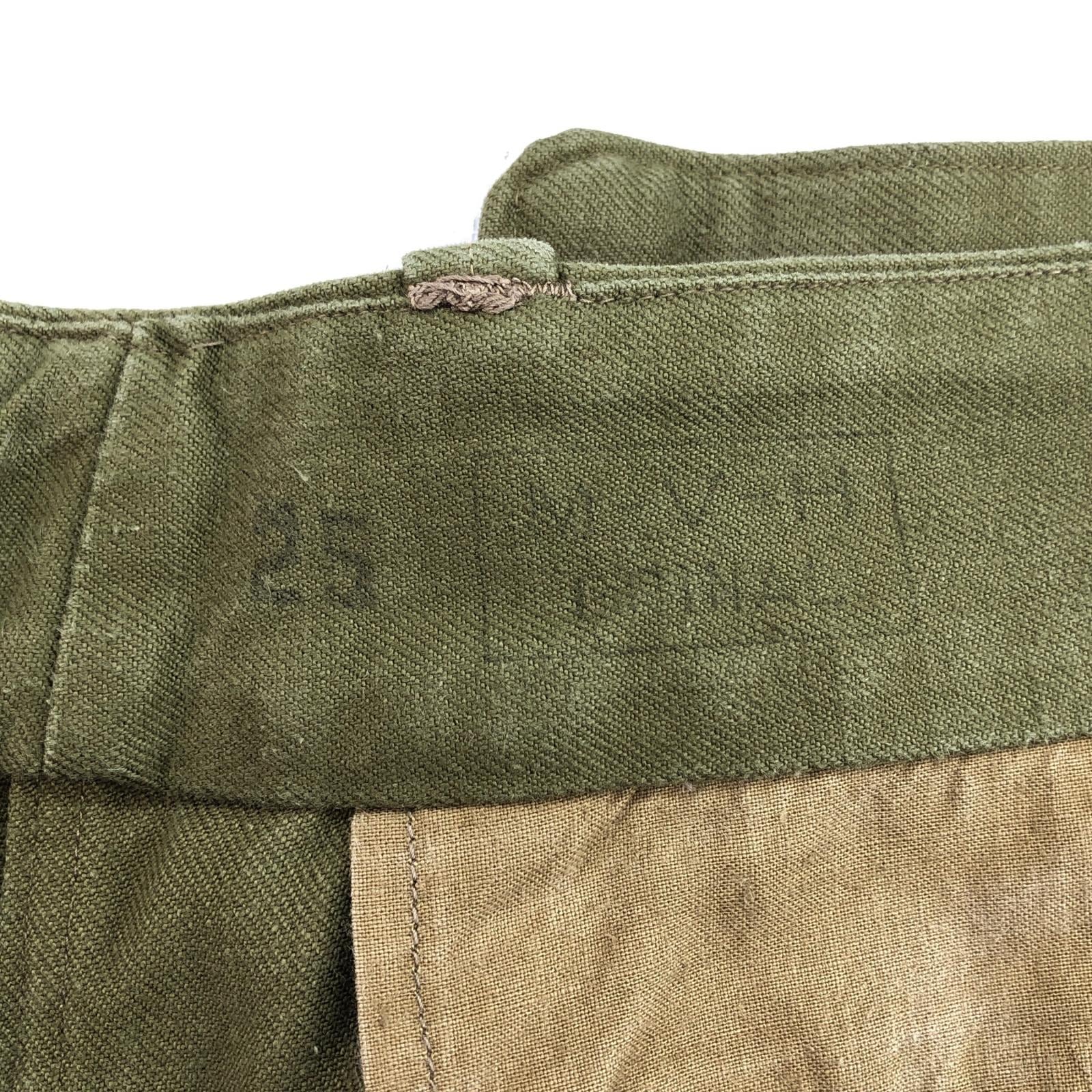 FRENCH ARMY フランス軍 50年代 M-47 カーゴパンツ 前期型 中期 2つ