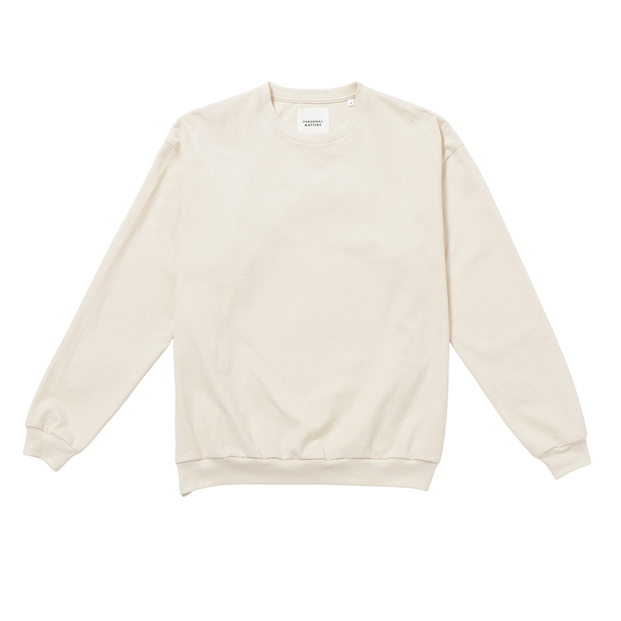 PERSONAL MATTERS  PROJECT N°17 HEAVYWEIGHT COTTON PULLOVER TEE