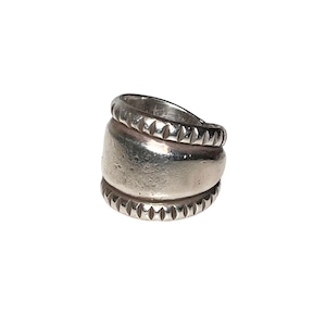 Aaron Anderson heavy gauge silver ring