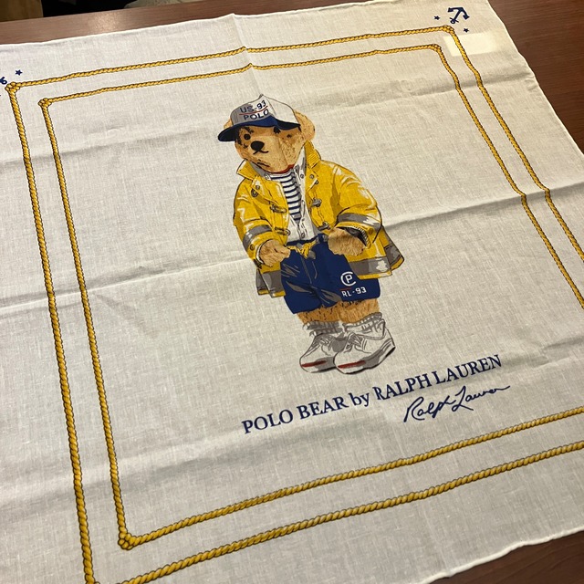 RALPH LAUREN POLO BEIGE BANDANA