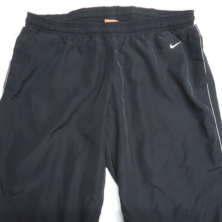 古着 ナイキ NIKE トラックパンツ ジャージパンツ ブラック 表記