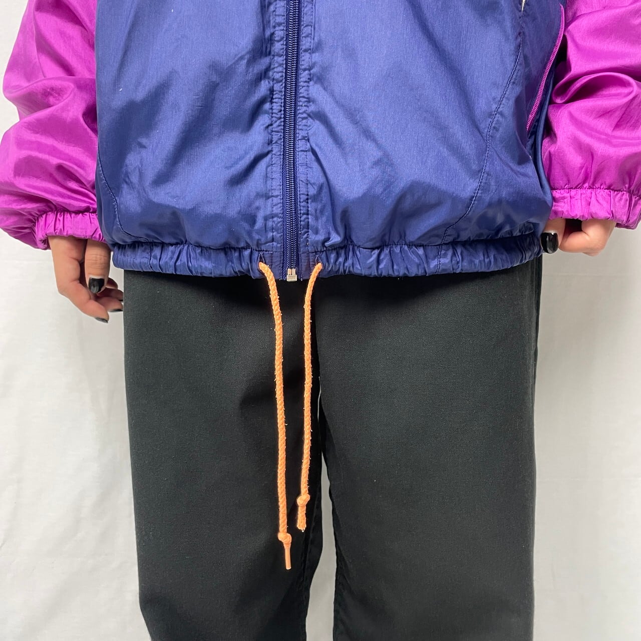 90年代 NIKE ナイキ 銀タグ ナイロン トラックジャケット メンズXL-2XL